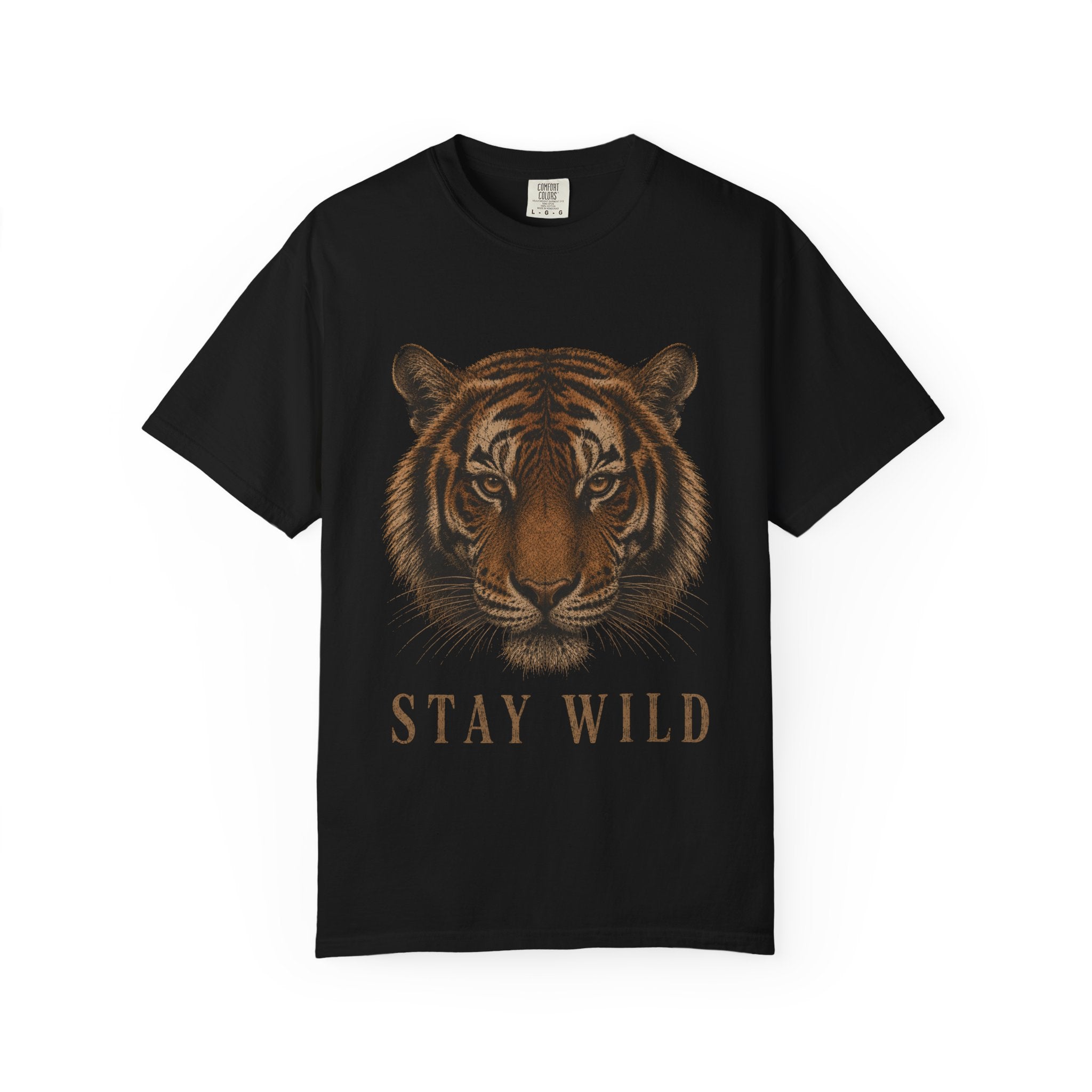 Oversized Tiger Tee | Vintage Tiger Comfort Colors Oversized Shirt