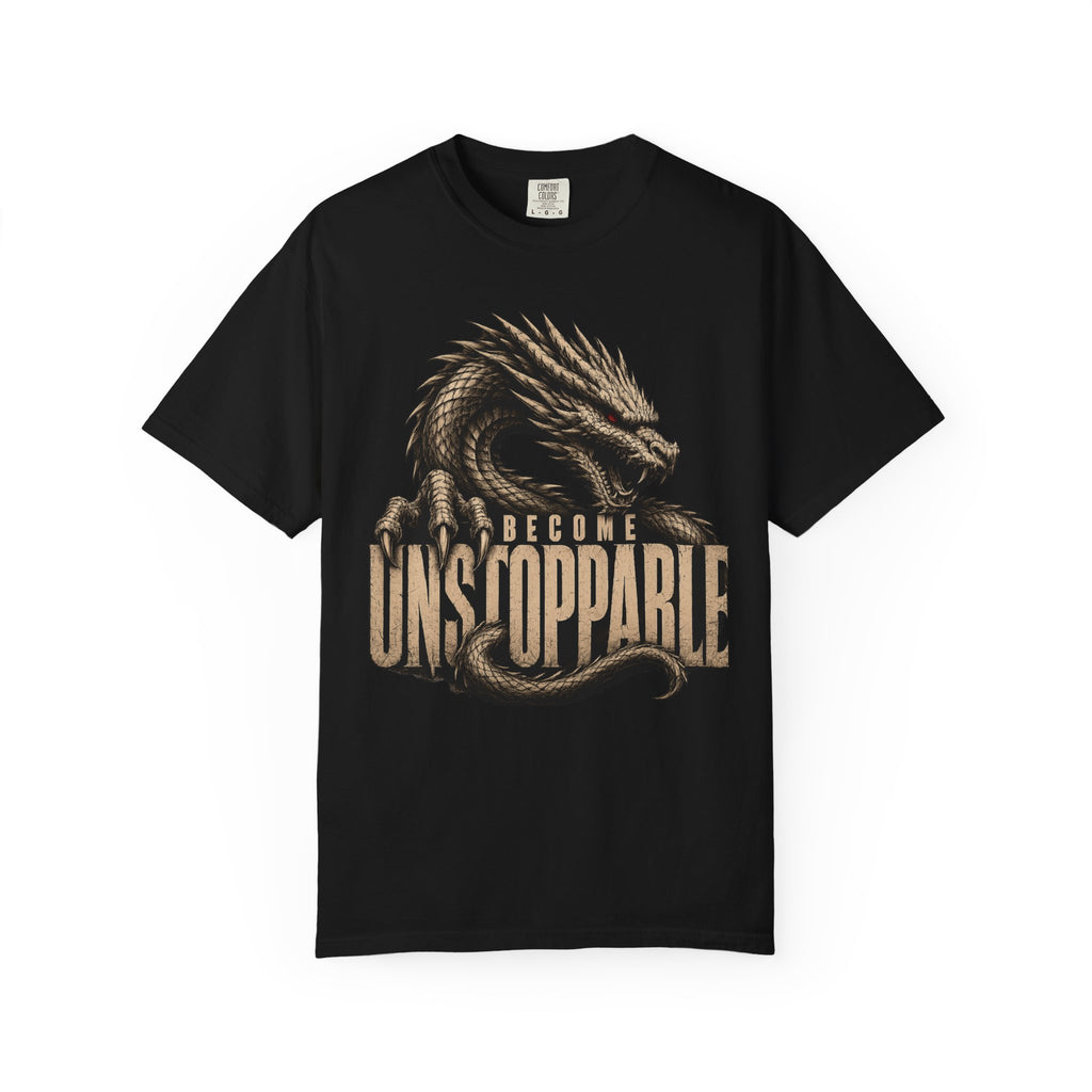 Dragon Comfort Colors T-Shirt | Motivational Gym Pump Cover Tee