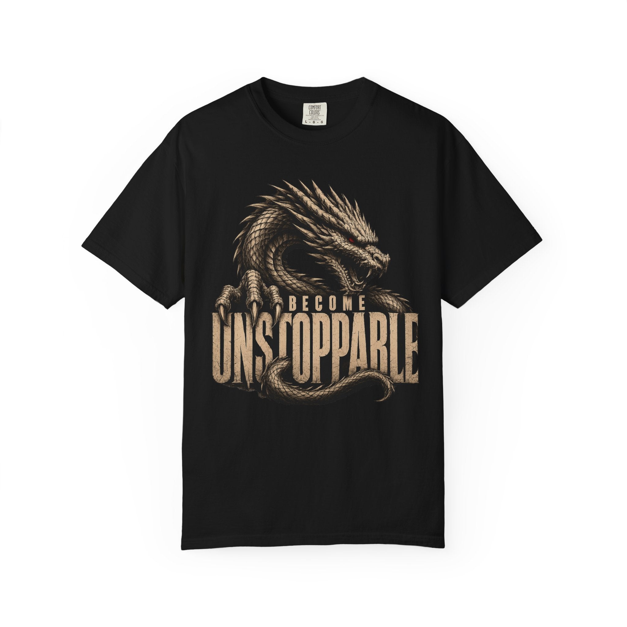 Dragon Comfort Colors T-Shirt | Motivational Gym Pump Cover Tee