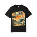 Trust Yourself T Shirt  | Black Oversized Beach Shirt