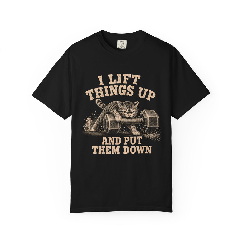 Funny Cat Gym T-Shirt