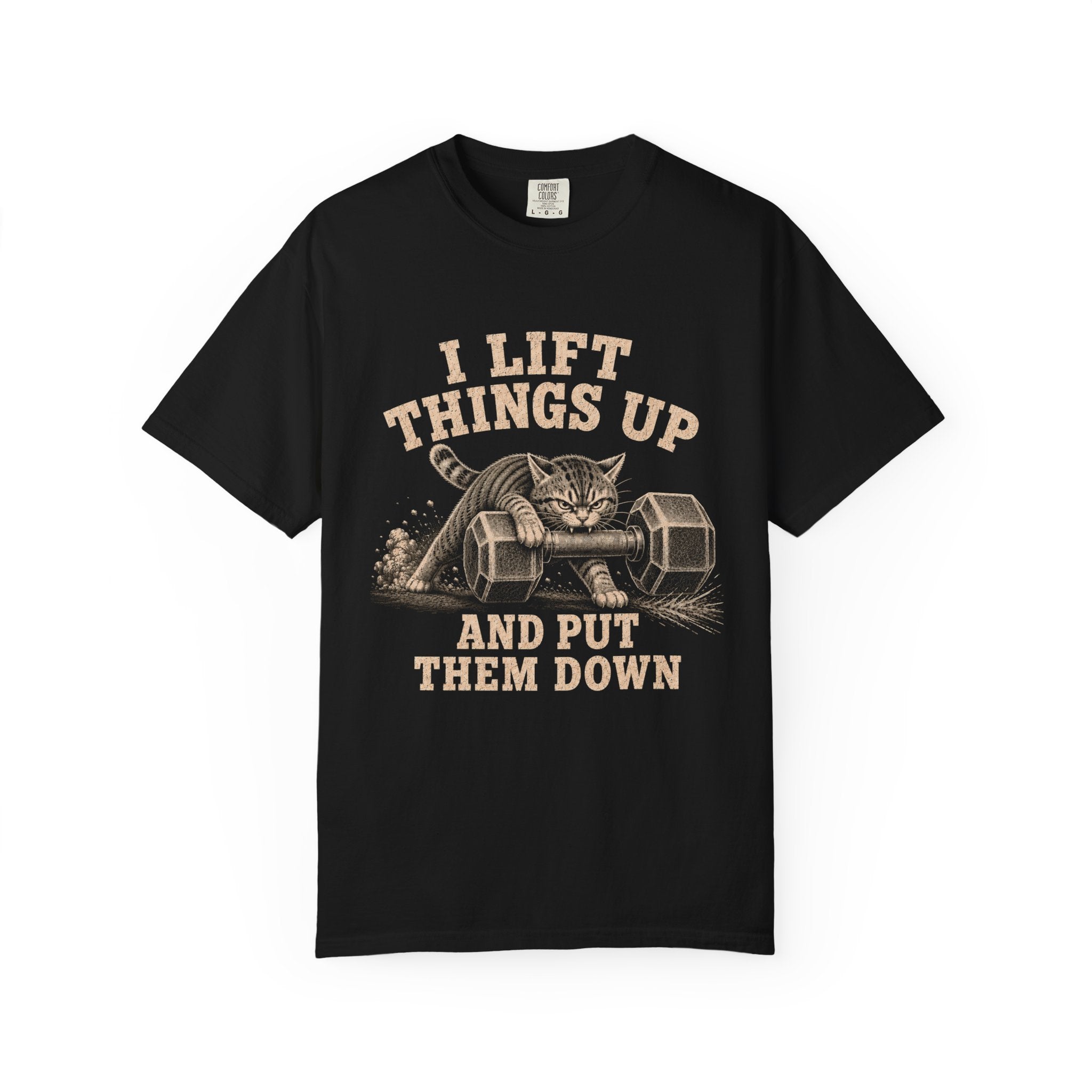 Funny Cat Gym T-Shirt
