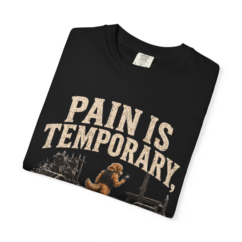 Funny Dog Gym Meme T-Shirt