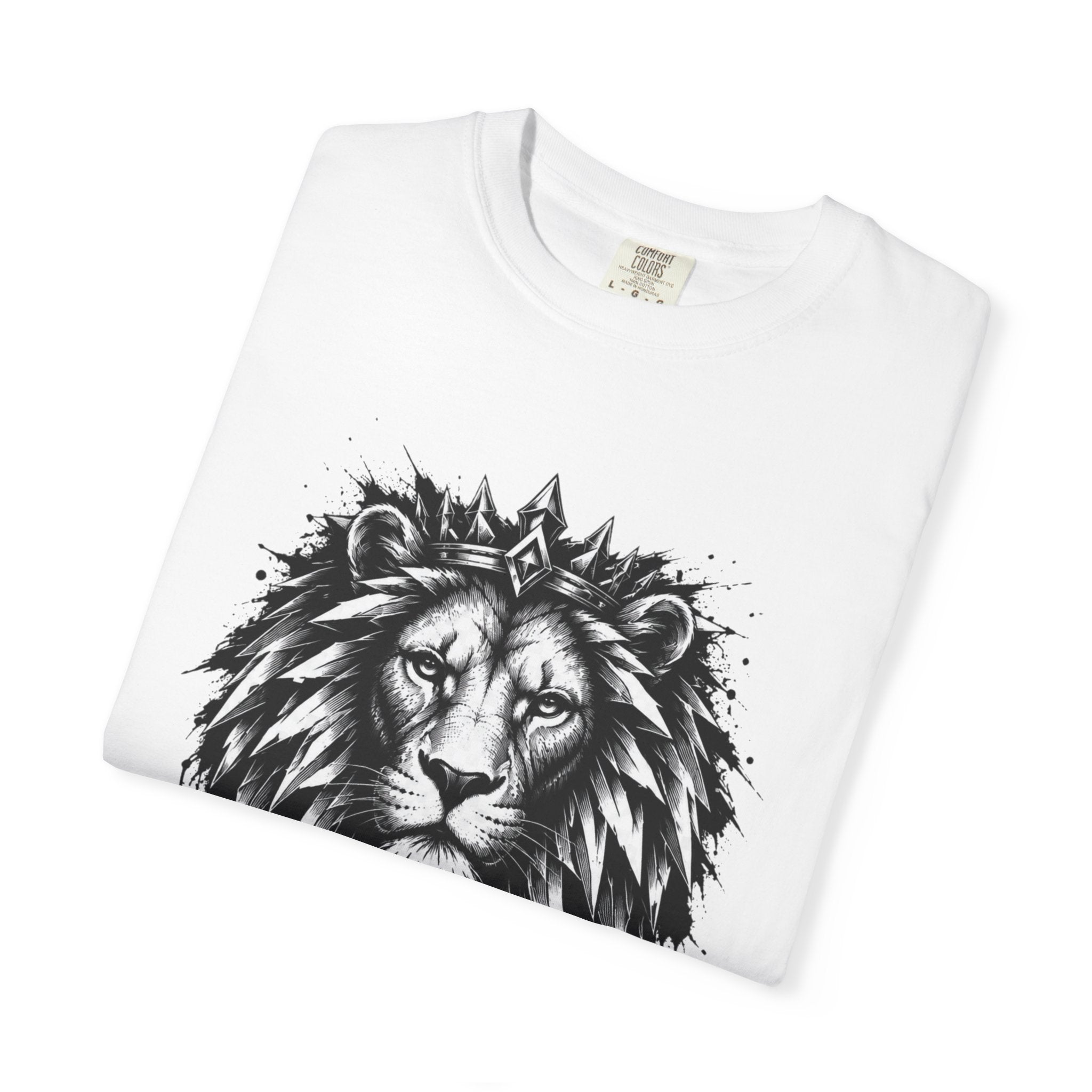 Lion Gym T-Shirt | Never Settle Motivational Workout T-Shirt
