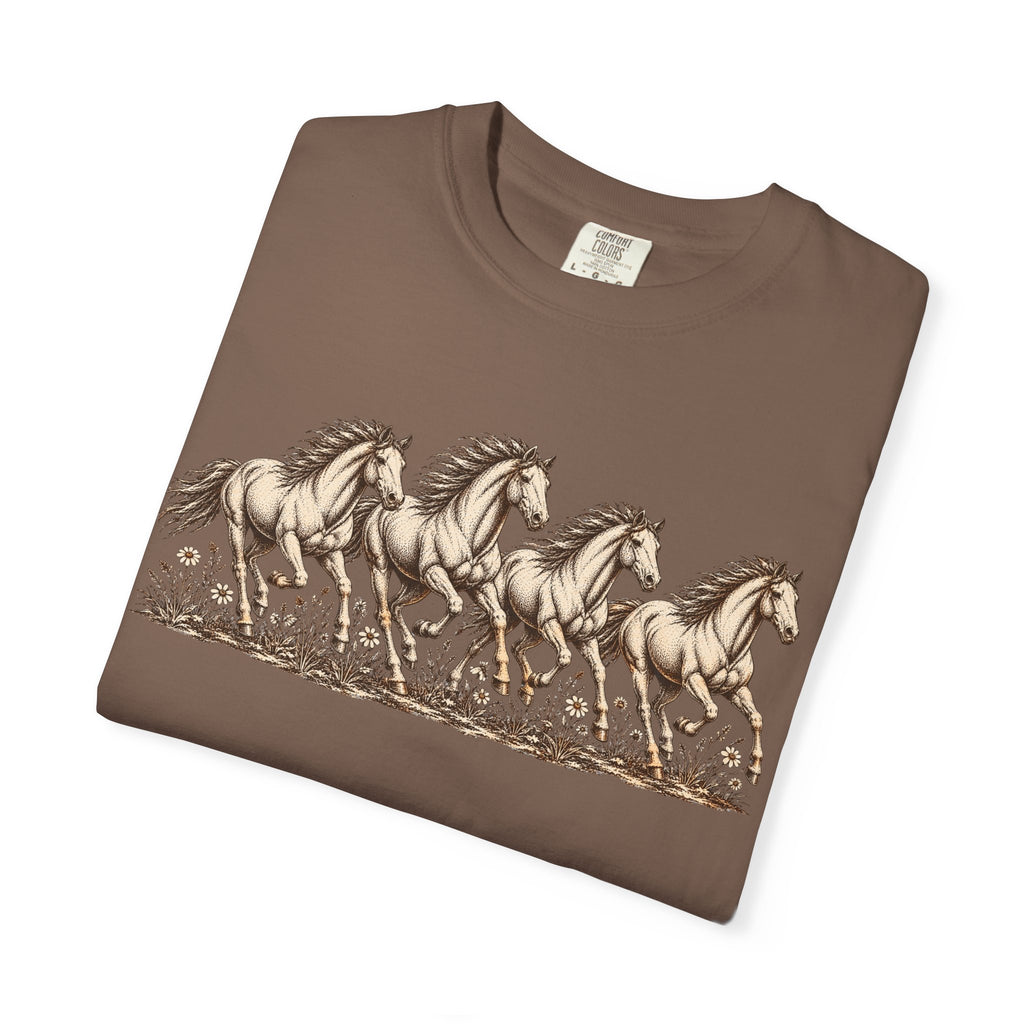 Running Horses Shirt | 90s Country Girl Comfort Colors® Tee