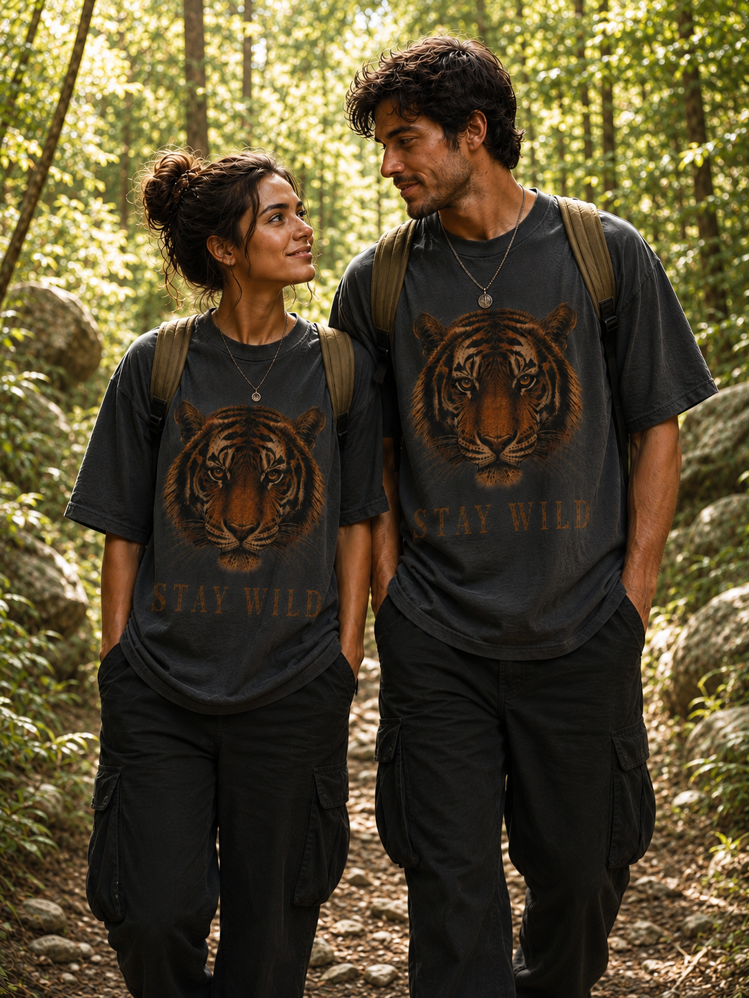 Oversized Tiger Tee | Vintage Tiger Comfort Colors Oversized Shirt