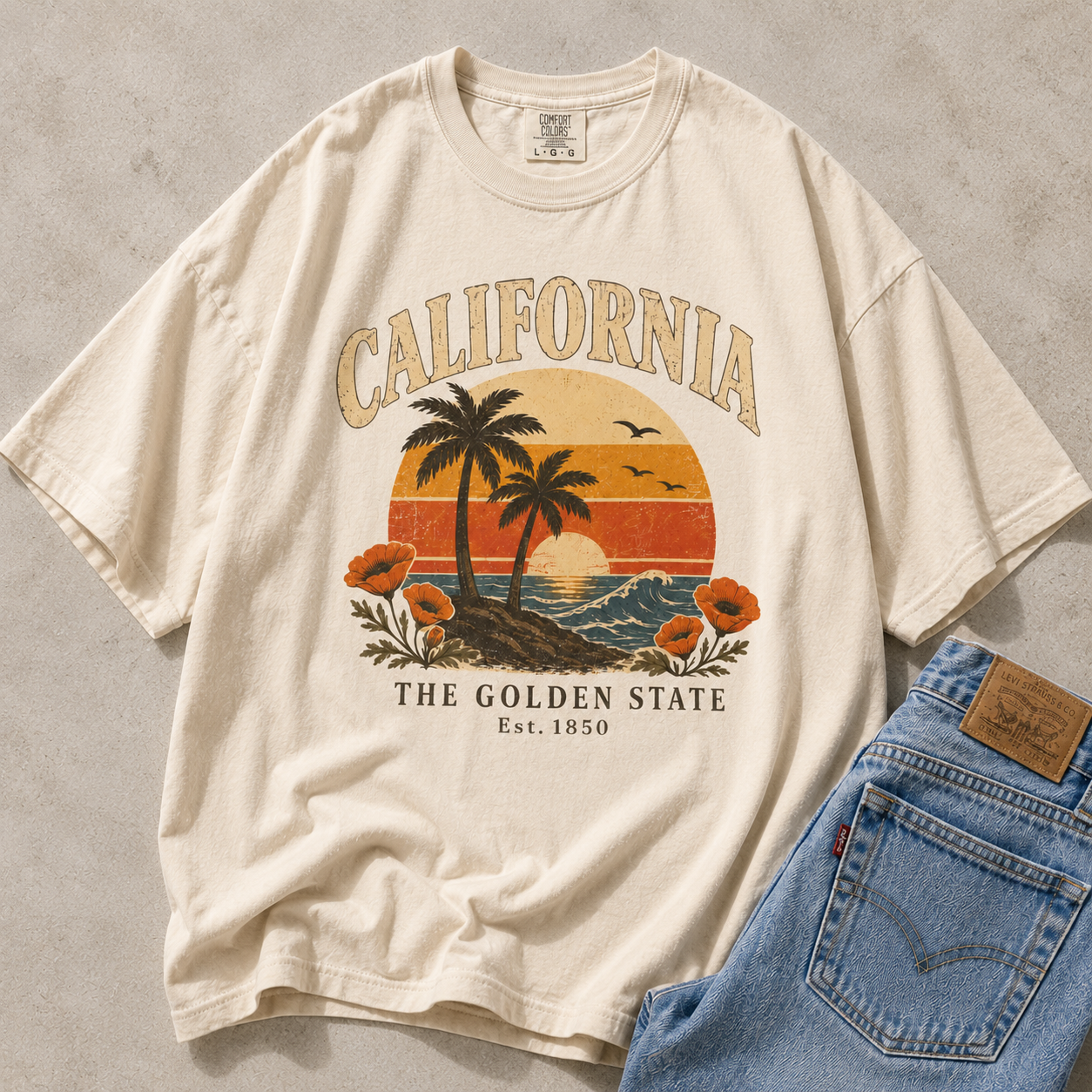 Oversized California T Shirt