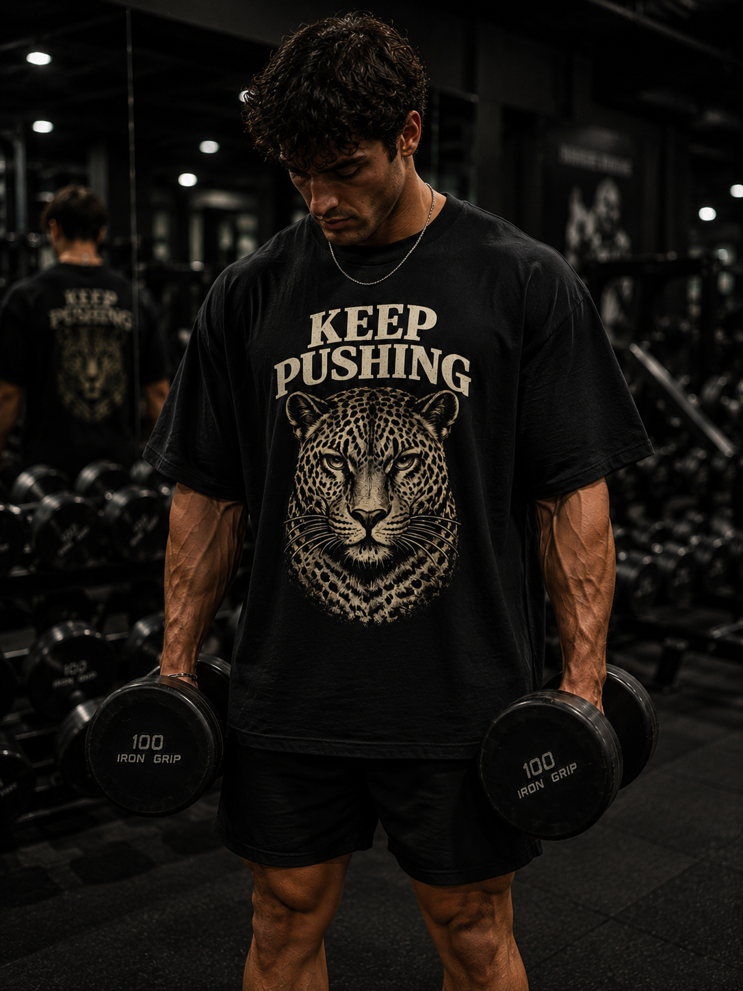 Leopard Oversized Shirt | Oversized T Shirt Gym Outfit