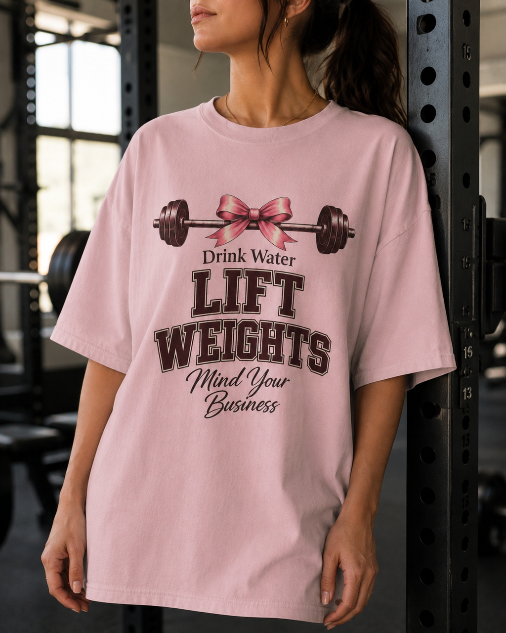 Drink Water Lift Weights Mind Your Business T-Shirt