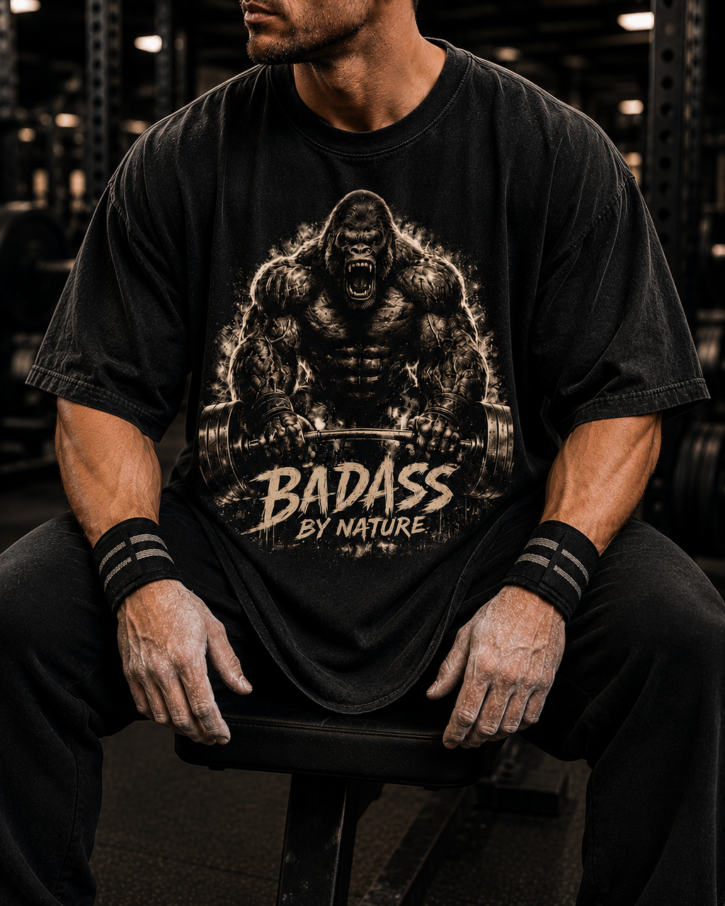 Gorilla Gym T-Shirt | Heavyweight Gym T-Shirt