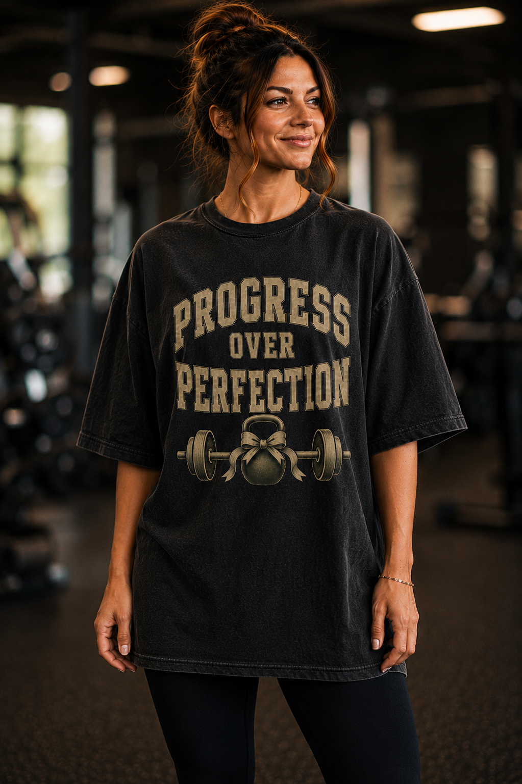 Progress Over Perfection Workout T-Shirt