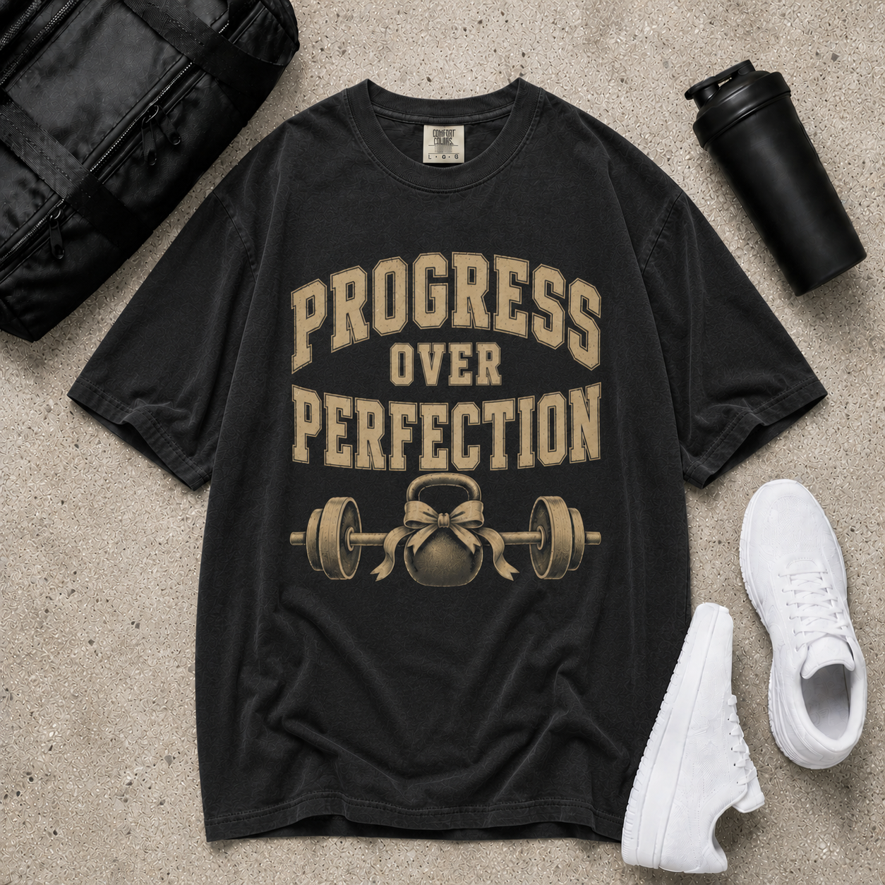 Progress Over Perfection Workout T-Shirt