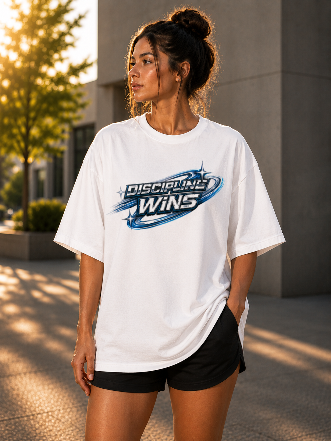 Y2K Workout T-Shirt | Oversized Workout T-Shirt