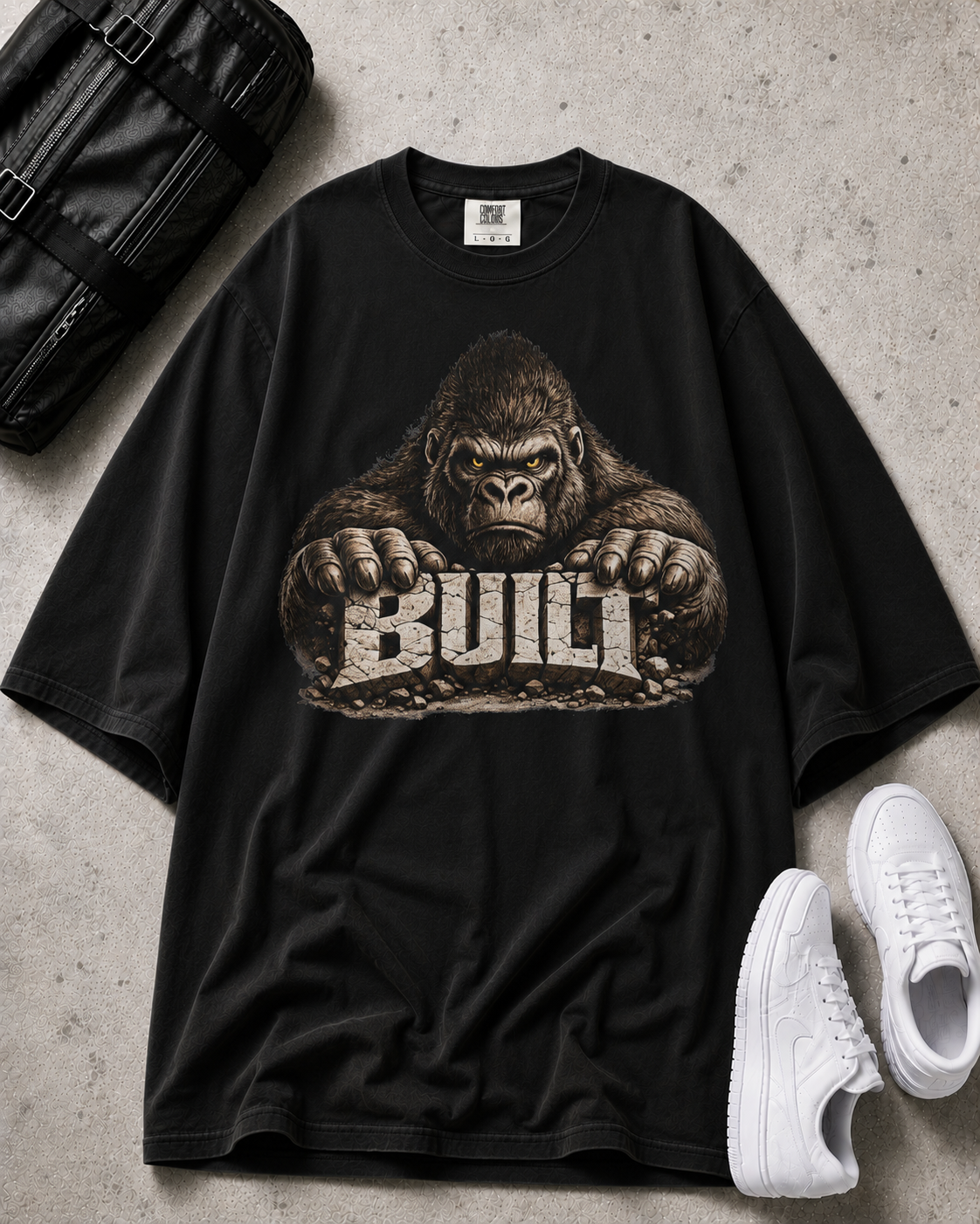 Gorilla Gym T-Shirt | Weightlifting Workout Graphic Tee