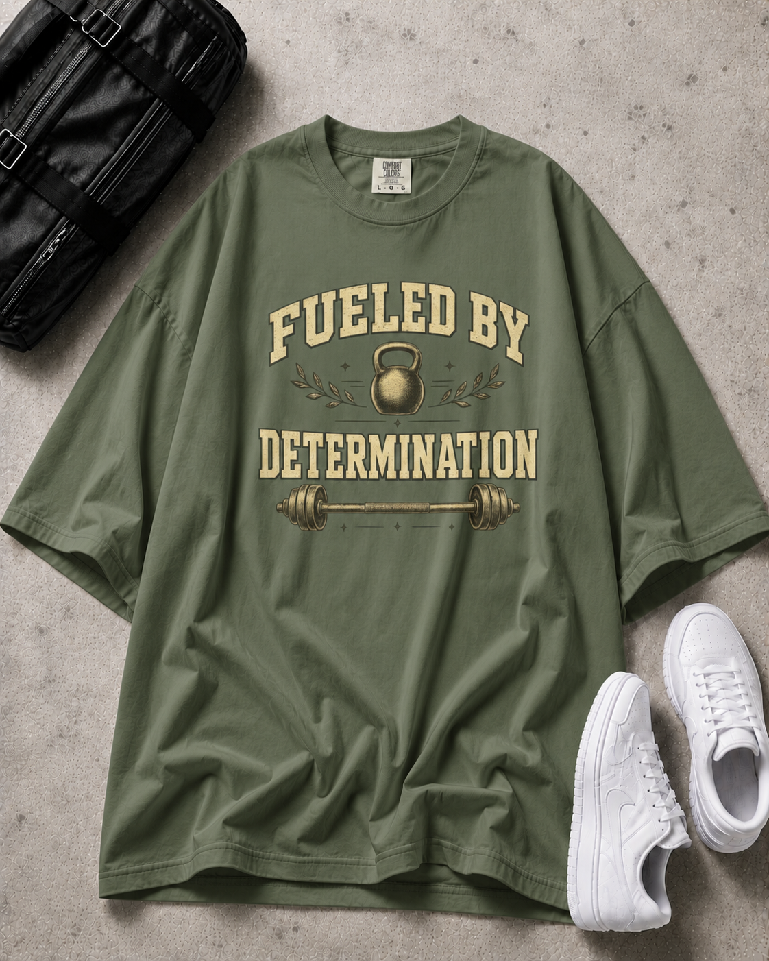 Women Who Lift Shirt | Fueled by Determination Gym T-Shirt