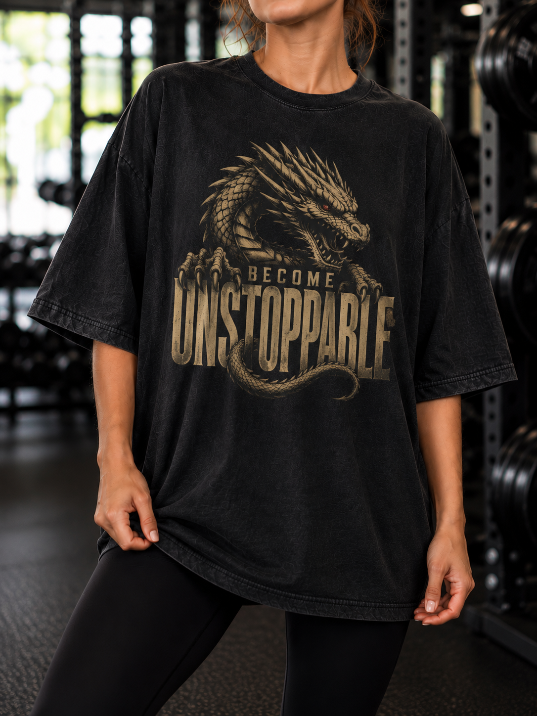 Dragon Comfort Colors T-Shirt | Motivational Gym Pump Cover Tee
