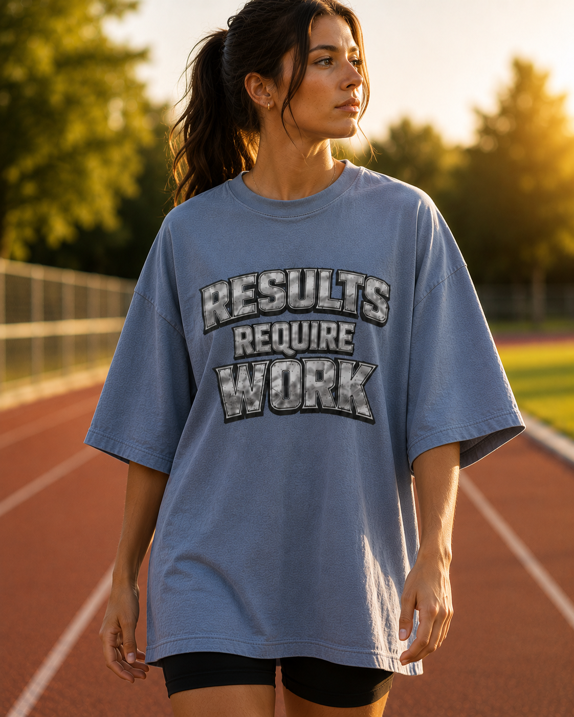 Results Require Work T-Shirt | Inspiring Gym T-Shirt