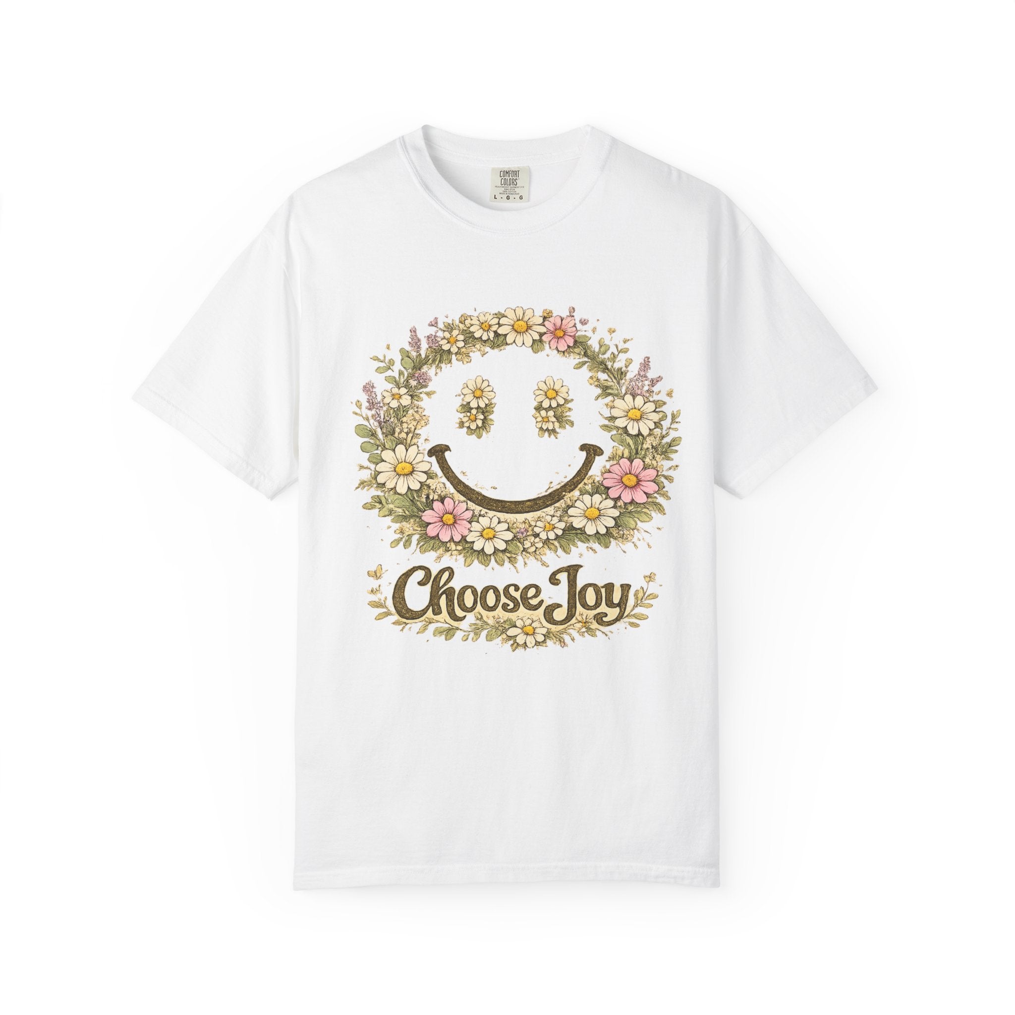 Smiley Face Oversized Tee | Heavyweight Relaxed Fit T Shirt