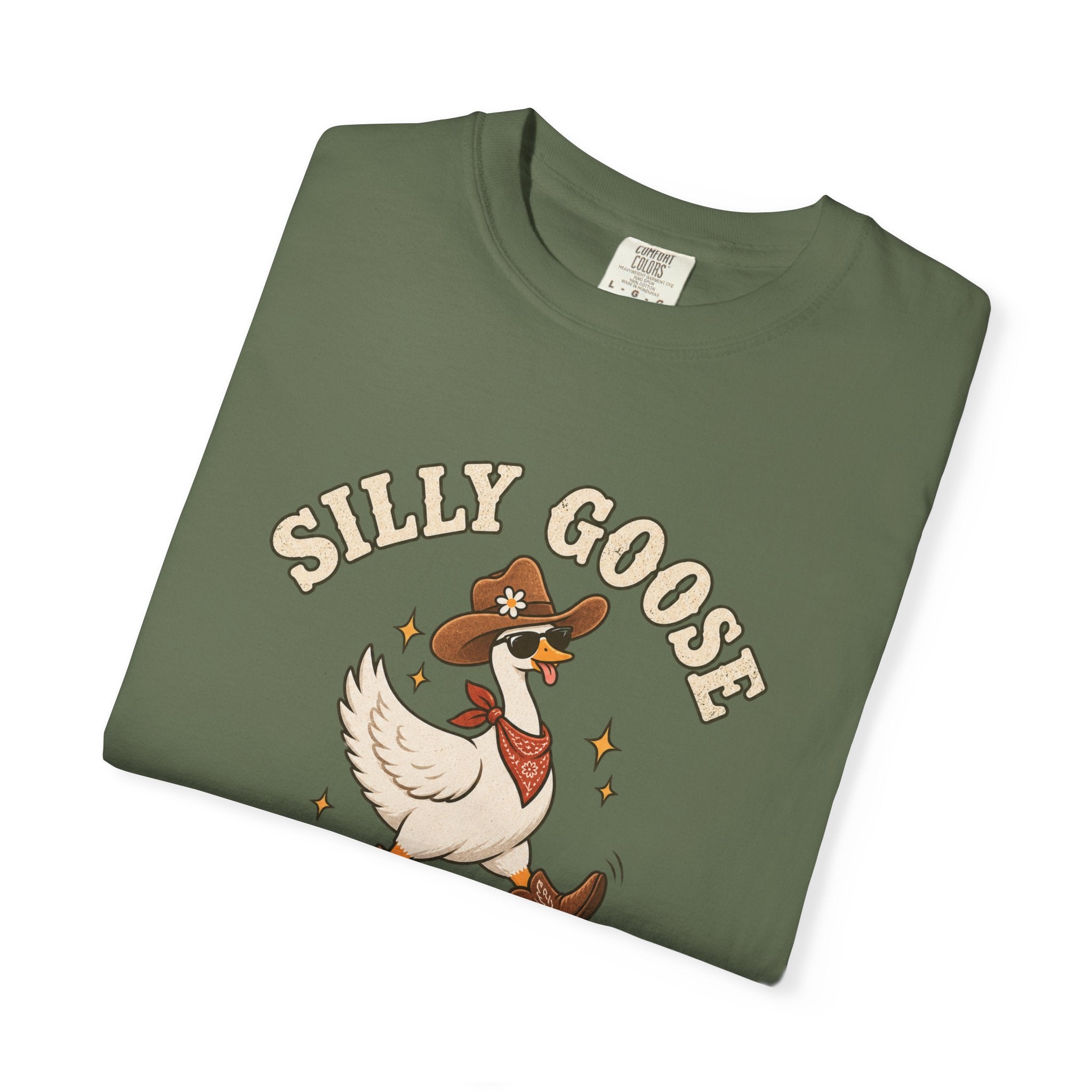 Silly Goose Western Shirt - Funny Cowboy Goose Graphic Tee