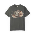 Show Up Daily Patriotic Workout T-Shirt