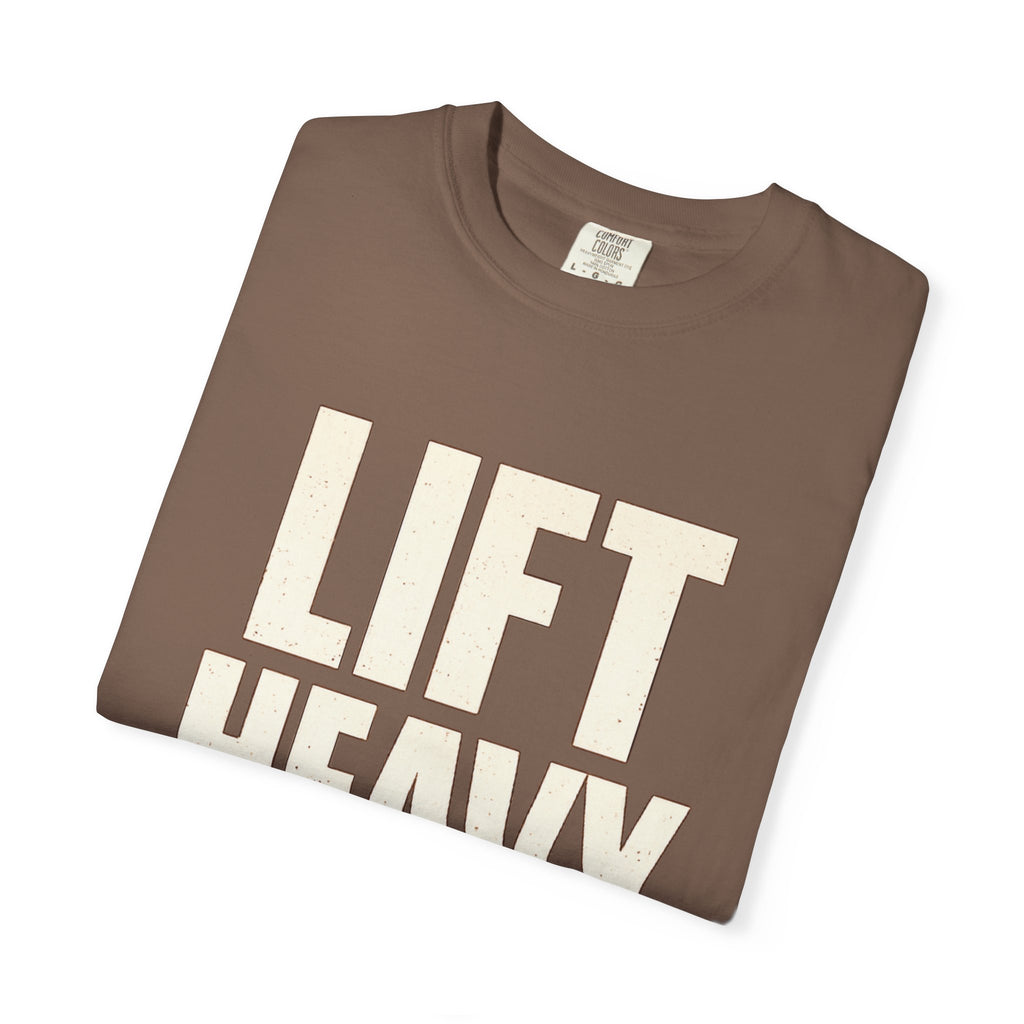 Lift Heavy Workout Shirt | Results Require Work Graphic Tee